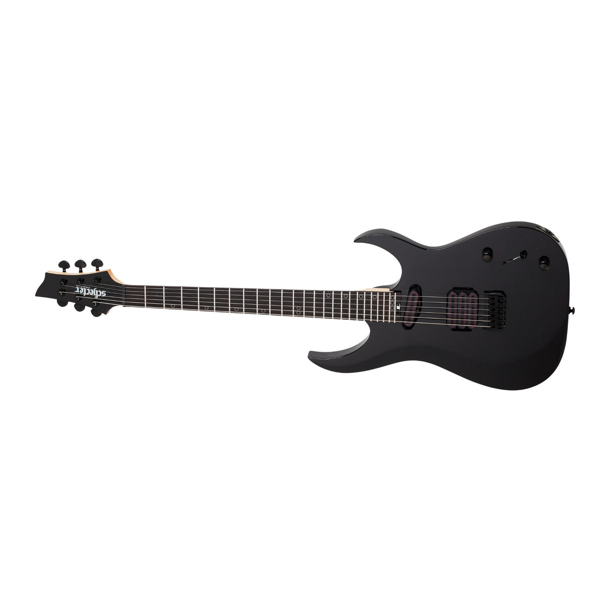 Schecter Sunset-6 Triad 6-String Electric Guitar (Right-Handed, Gloss Black)