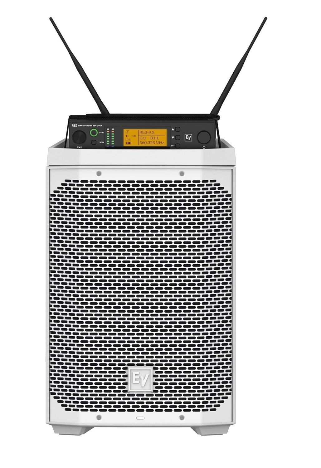 Electro-Voice EVERSE 8 2 Way White Battery Powered Loudspeaker with Bluetooth