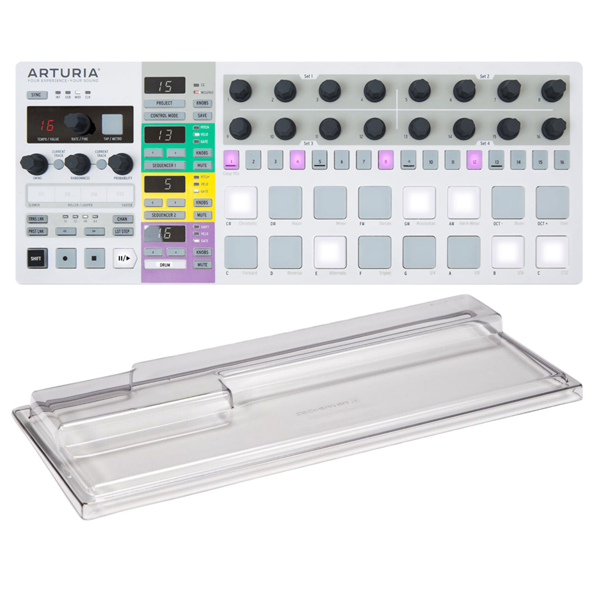 Arturia BeatStep Pro Controller & Sequencer with Decksaver Cover