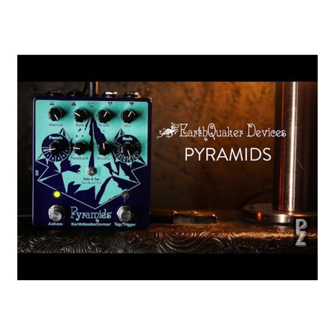 EarthQuaker Devices Pyramids Stereo Flanging Device Guitar Effects Pedal