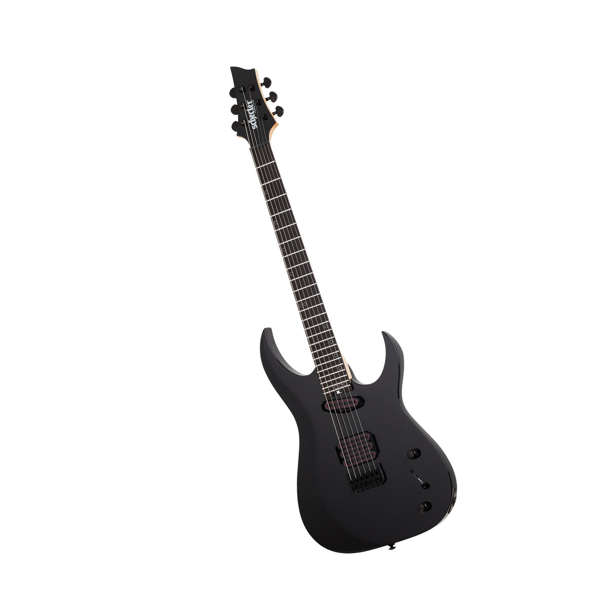 Schecter Sunset-6 Triad 6-String Electric Guitar (Black) with Hard Case