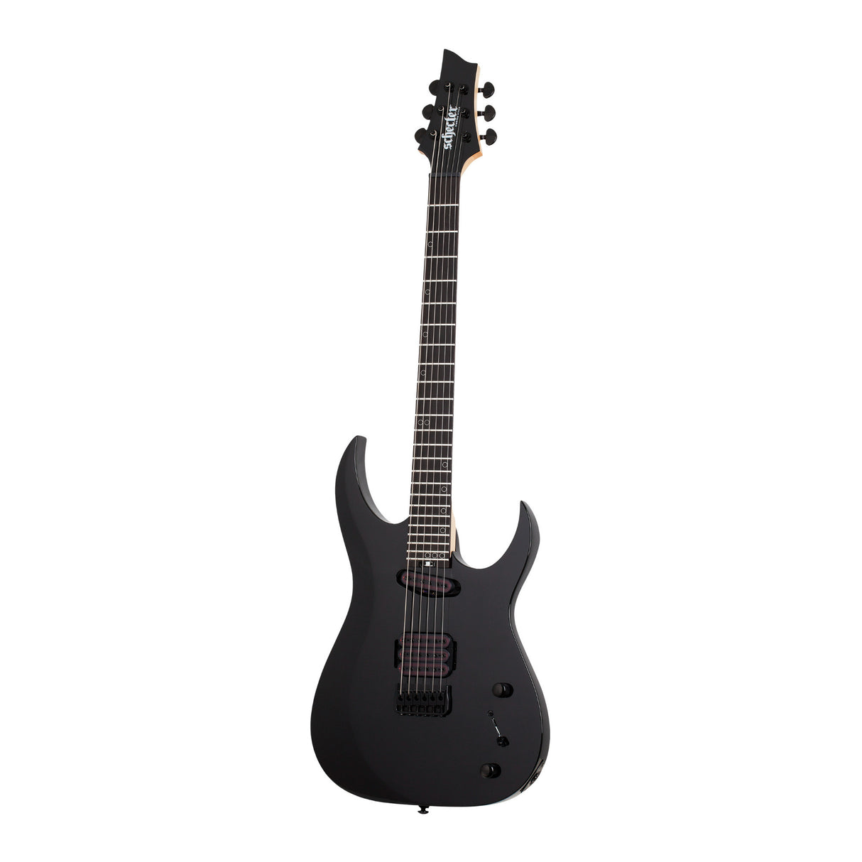 Schecter Sunset-6 Triad 6-String Electric Guitar (Black) with Hard Case
