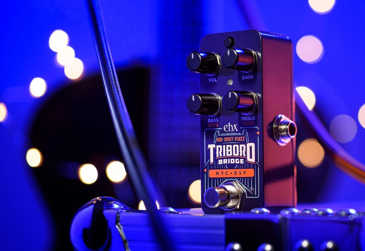 Electro Harmonix Pico Triboro Bridge Overdrive, Distorion, Fuzz Effects Pedal