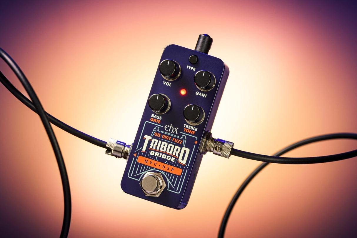 Electro Harmonix Pico Triboro Bridge Overdrive, Distorion, Fuzz Effects Pedal