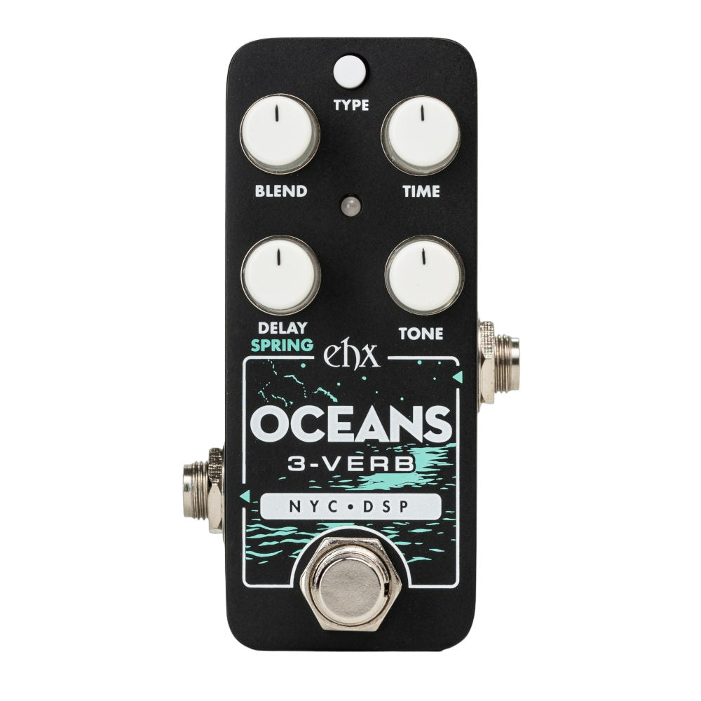 Electro Harmonix Pico Oceans 3-verb Reverb Guitar Effects Pedal