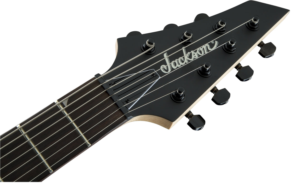 Jackson JS Series Dinky Arch Top JS22-7 DKA HT, Satin Black Electric Guitar