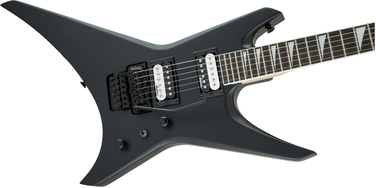 Jackson JS Series Warrior JS32 Electric Guitar (Satin Black) with Molded Case