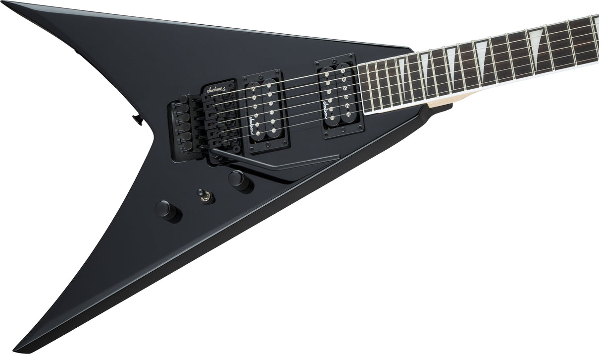 Jackson JS Series King V JS32 Electric Guitar (Gloss Black) with Gig Bag Bundle