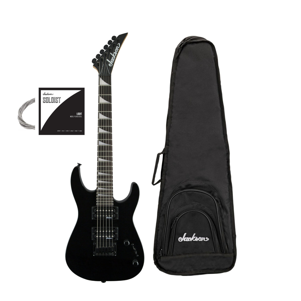 Jackson JS Series Dinky Minion JS1X Electric Guitar (Gloss Black) with Gig Bag