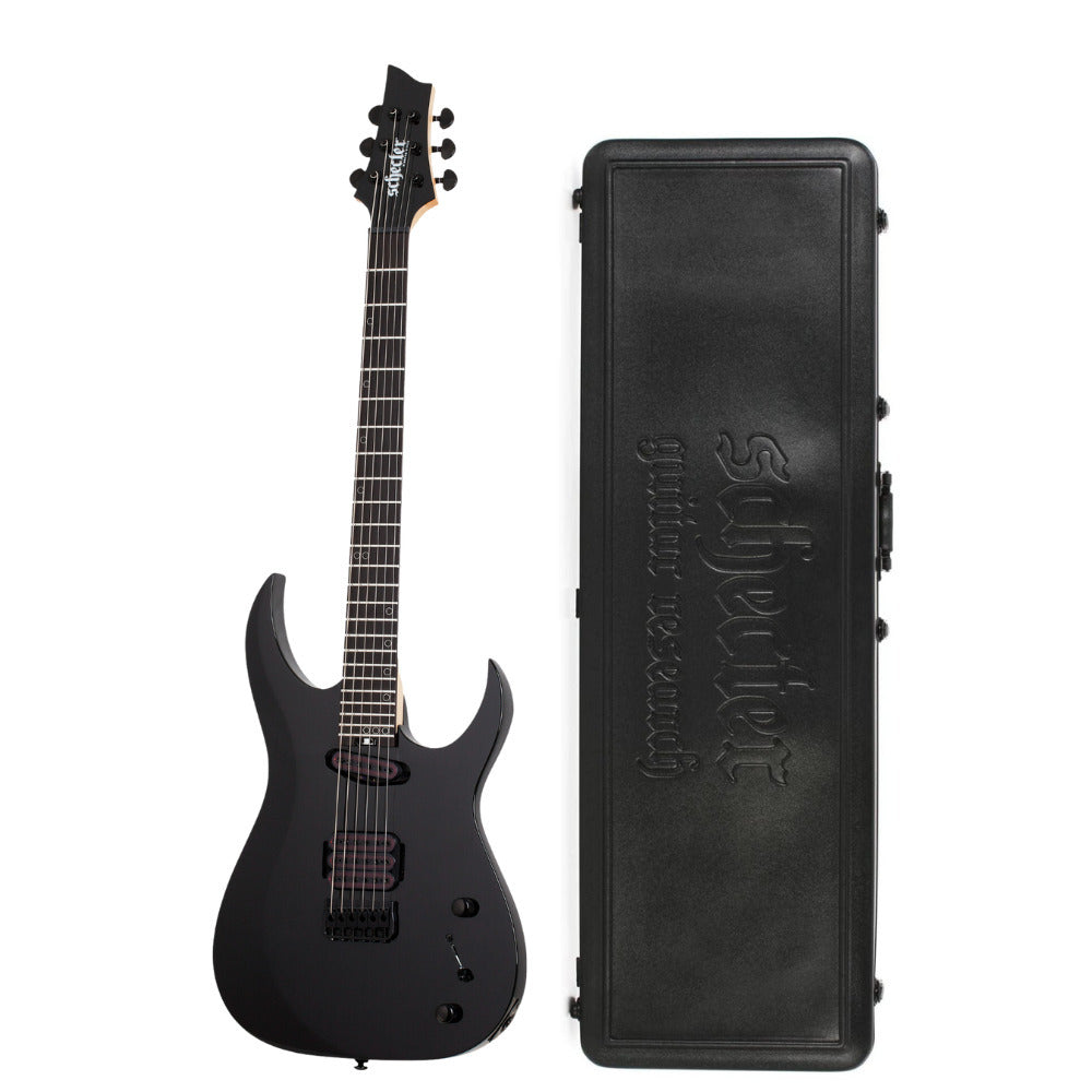 Schecter Sunset-6 Triad 6-String Electric Guitar (Black) with Hard Case