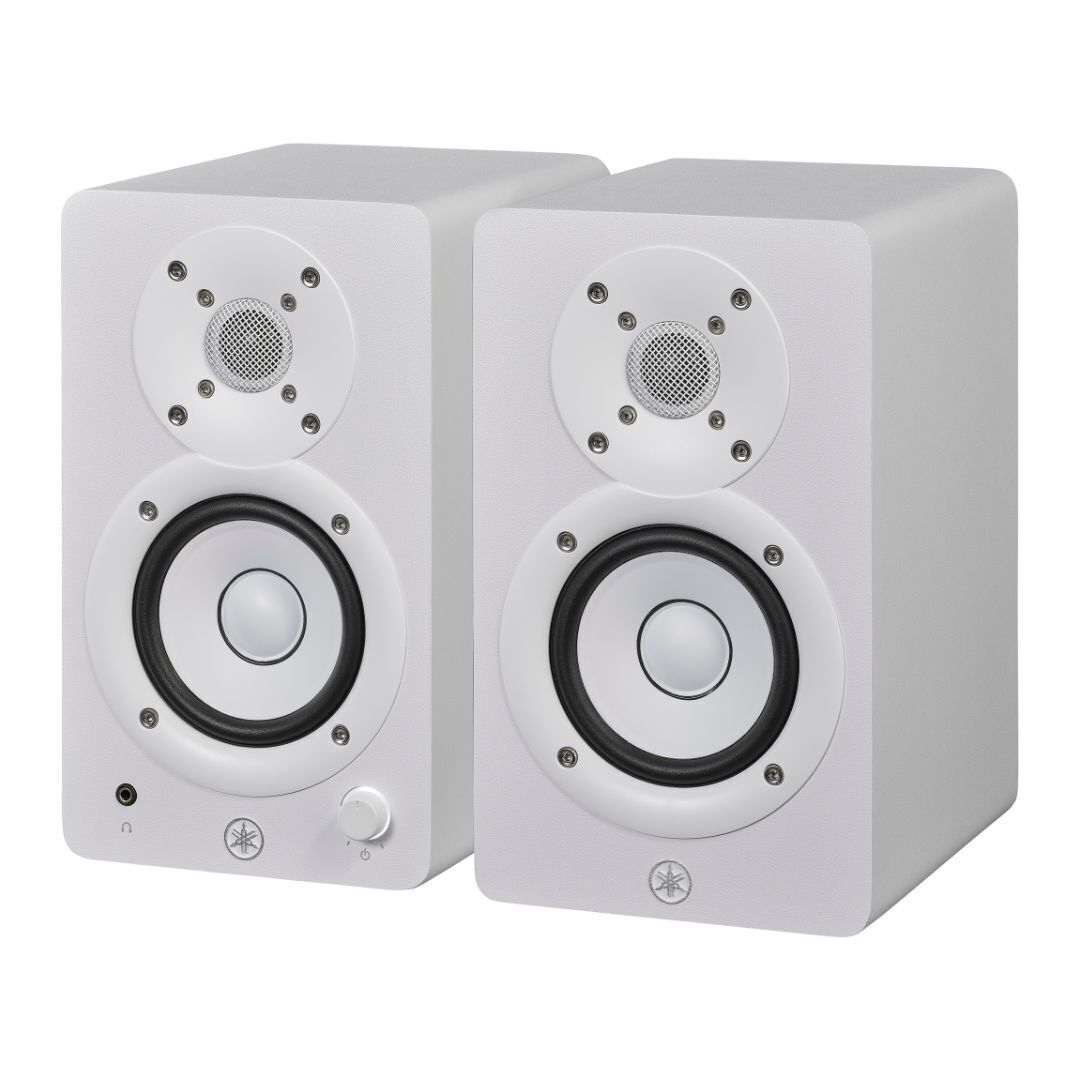 Yamaha 3.5-Inch Powered Studio Monitors - Pair, White