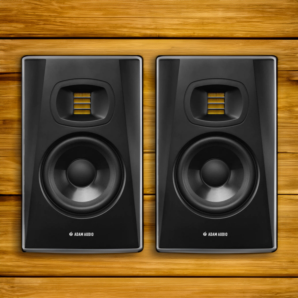 Adam Audio T5V Studio Monitor Speakers w/Powerful Active Nearfield Sound Bundle