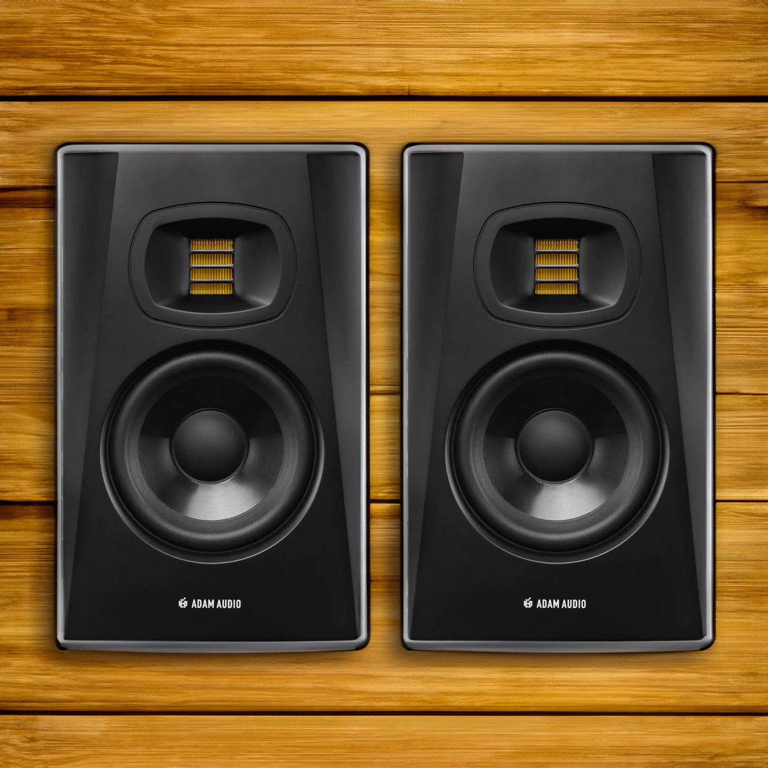 Adam Audio T5V Studio Monitor Speakers w/Powerful Active Nearfield Sound Bundle