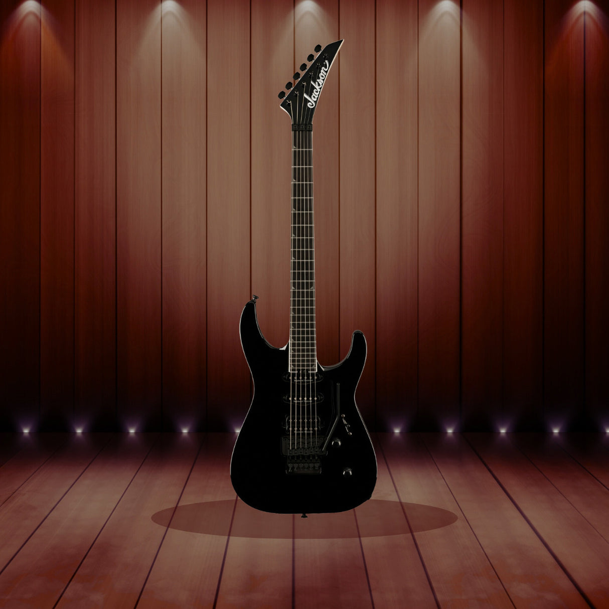 Jackson Pro Plus Series Soloist SLA3 Electric Guitar (Deep Black) with Case