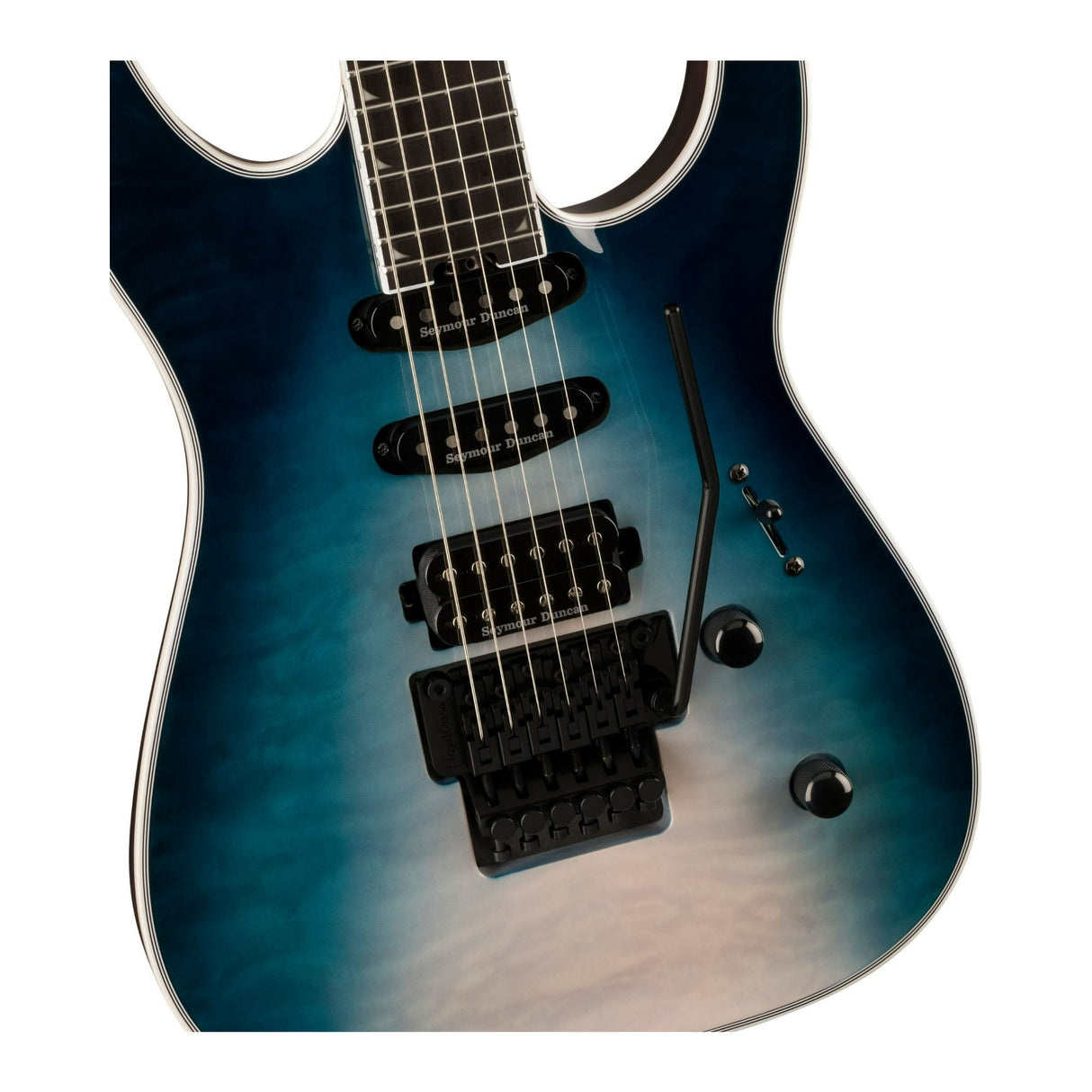 Jackson Pro Plus Series Soloist SLA3Q Electric Guitar (Polar Burst) with Case