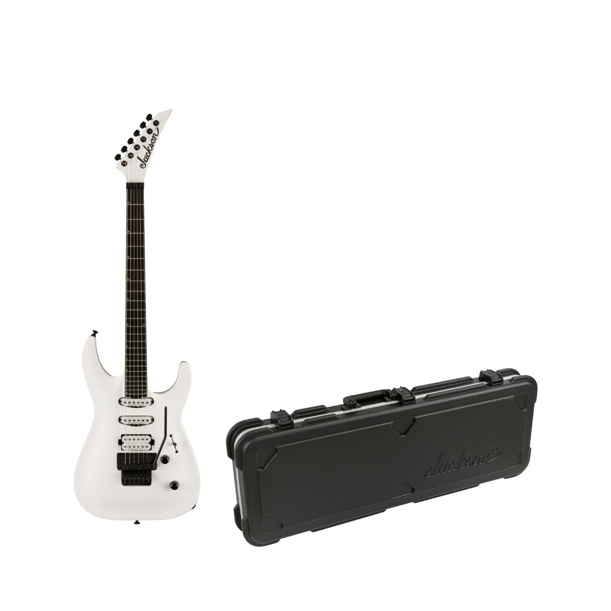 Jackson Pro Plus Series Soloist SLA3 Electric Guitar (Snow White) with Case