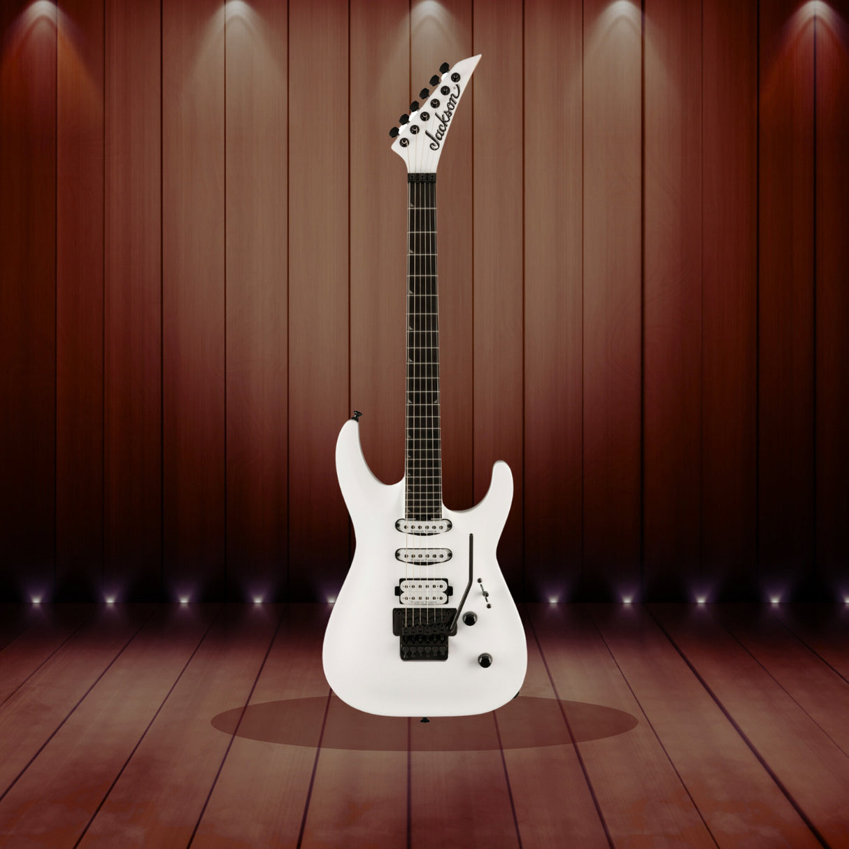Jackson Pro Plus Series Soloist SLA3 Electric Guitar (Snow White) with Case