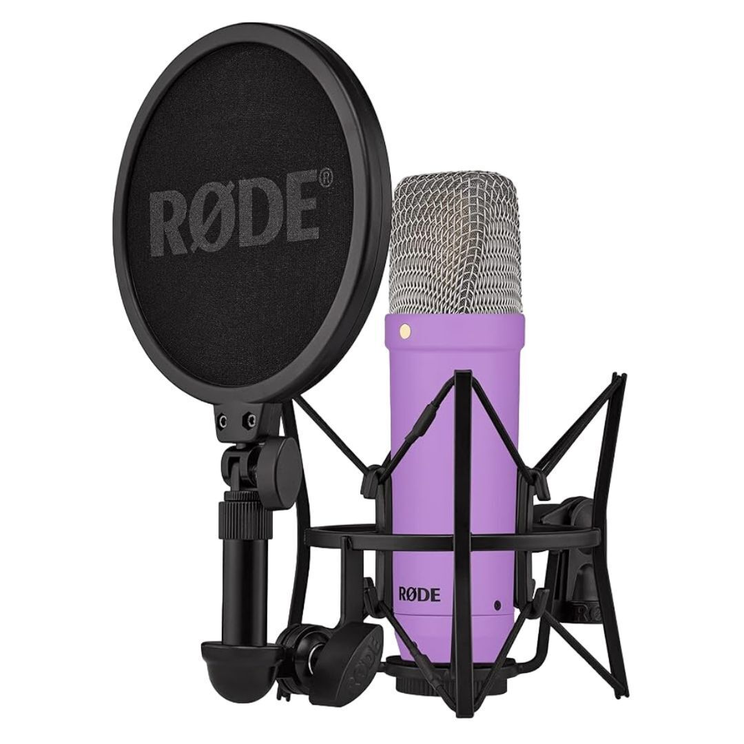 Rode NT1 Signature Series Studio Condenser Microphone (Purple)