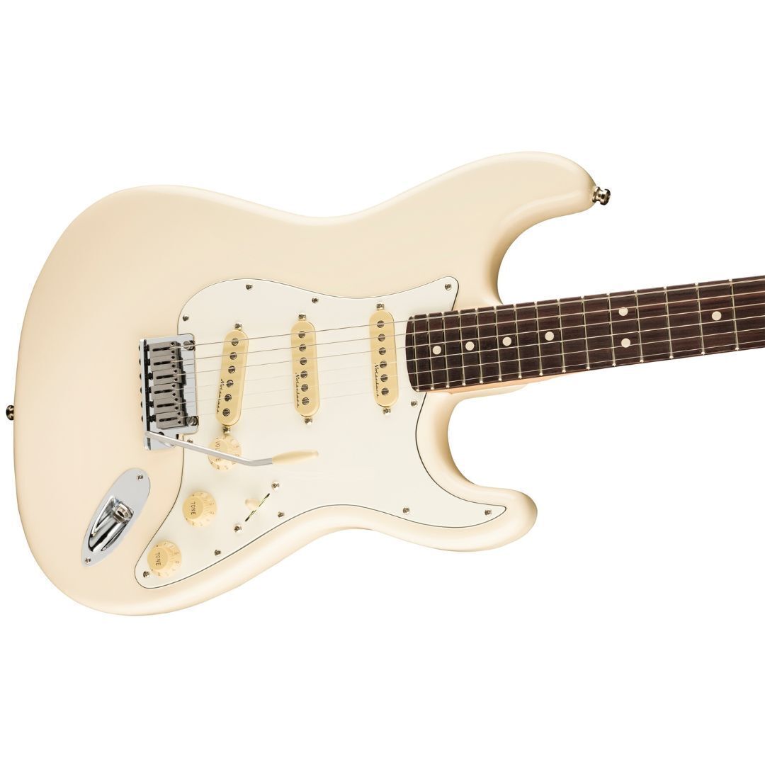 Fender Jeff Beck Stratocaster Electric Guitar, Olympic White