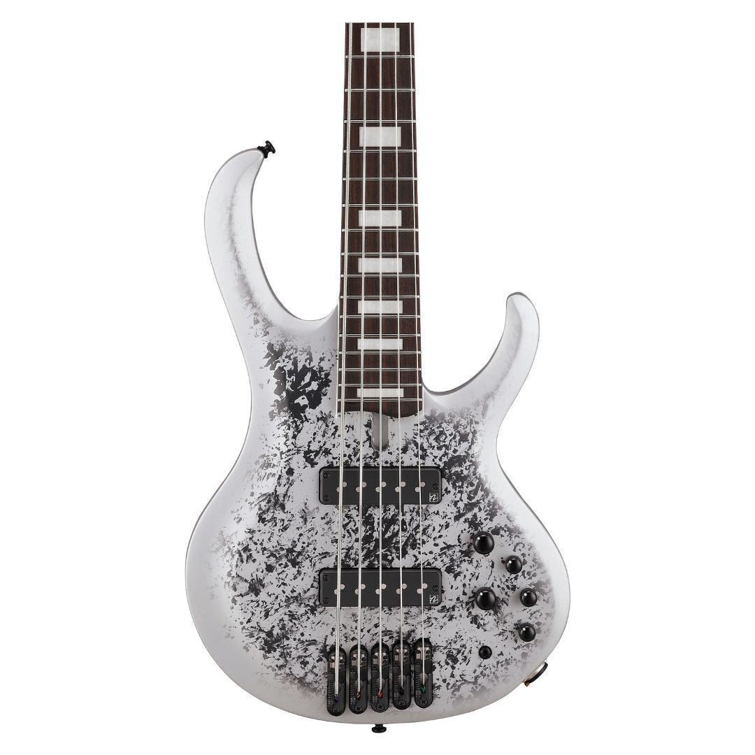 Ibanez BTB25TH5SLM BTB Standard 5 String Electric Bass - Silver Blizzard Matte