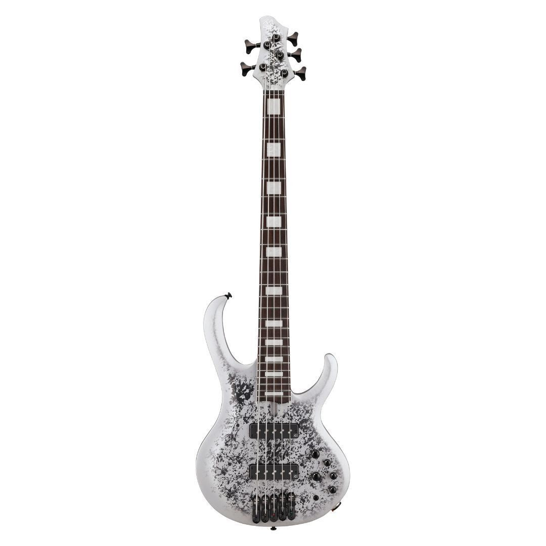 Ibanez BTB25TH5SLM BTB Standard 5 String Electric Bass - Silver Blizzard Matte