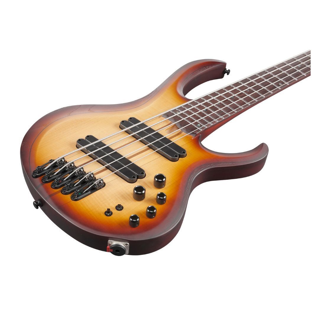 Ibanez BTB705LM BTB 5-String Electric Bass Multiscale,Natural Browned Burst Flat