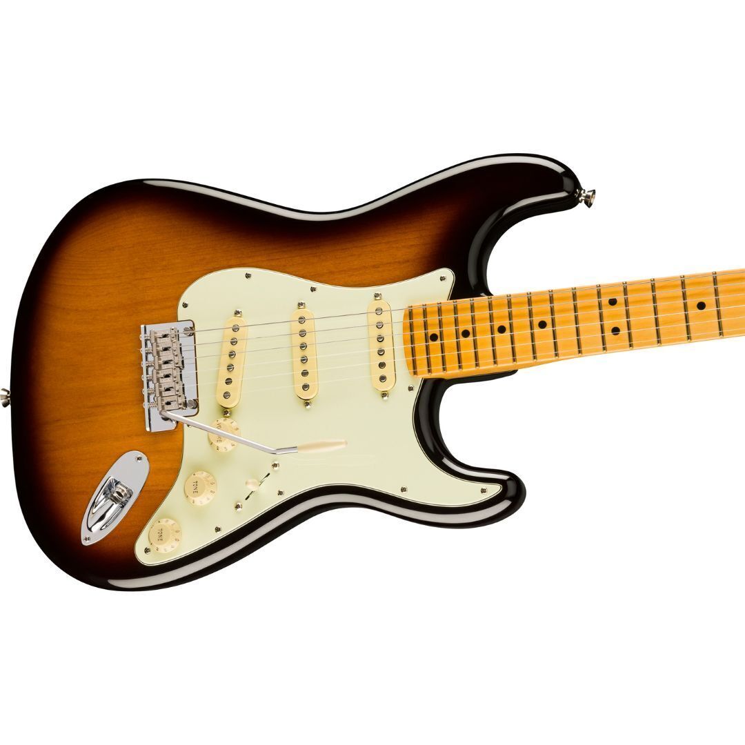 Fender American II Stratocaster 6-String Maple FB Guitar, 2-Color Sunburst
