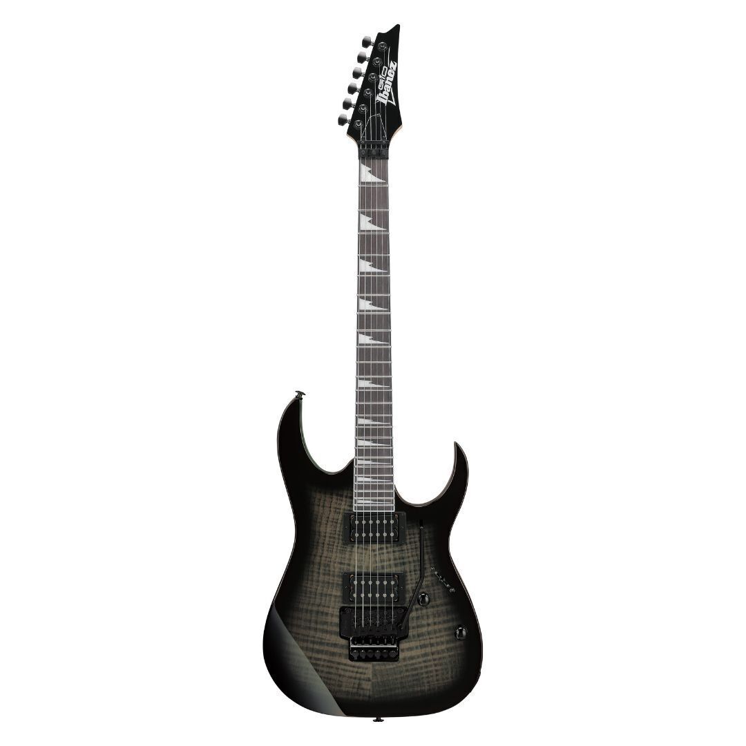 Ibanez GRG320FATKS GIO RG 6 String Electric Guitar - Transparent Black Sunburst