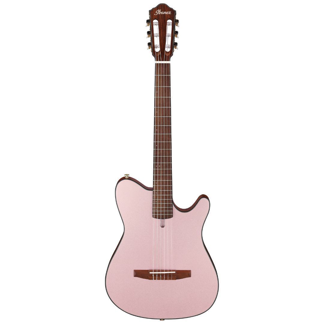 Ibanez FRH10NRGF Nylon String Acoustic-Electric Guitar Rose Gold Metallic Flat