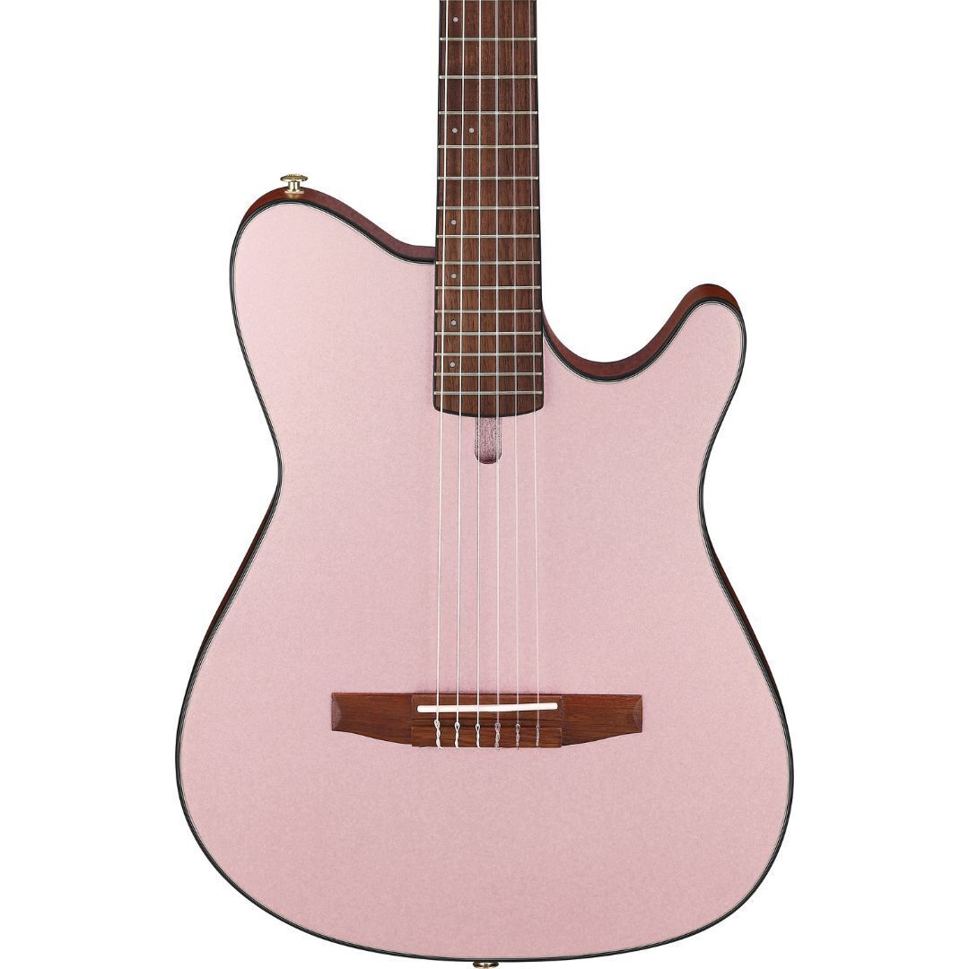 Ibanez FRH10NRGF Nylon String Acoustic-Electric Guitar Rose Gold Metallic Flat