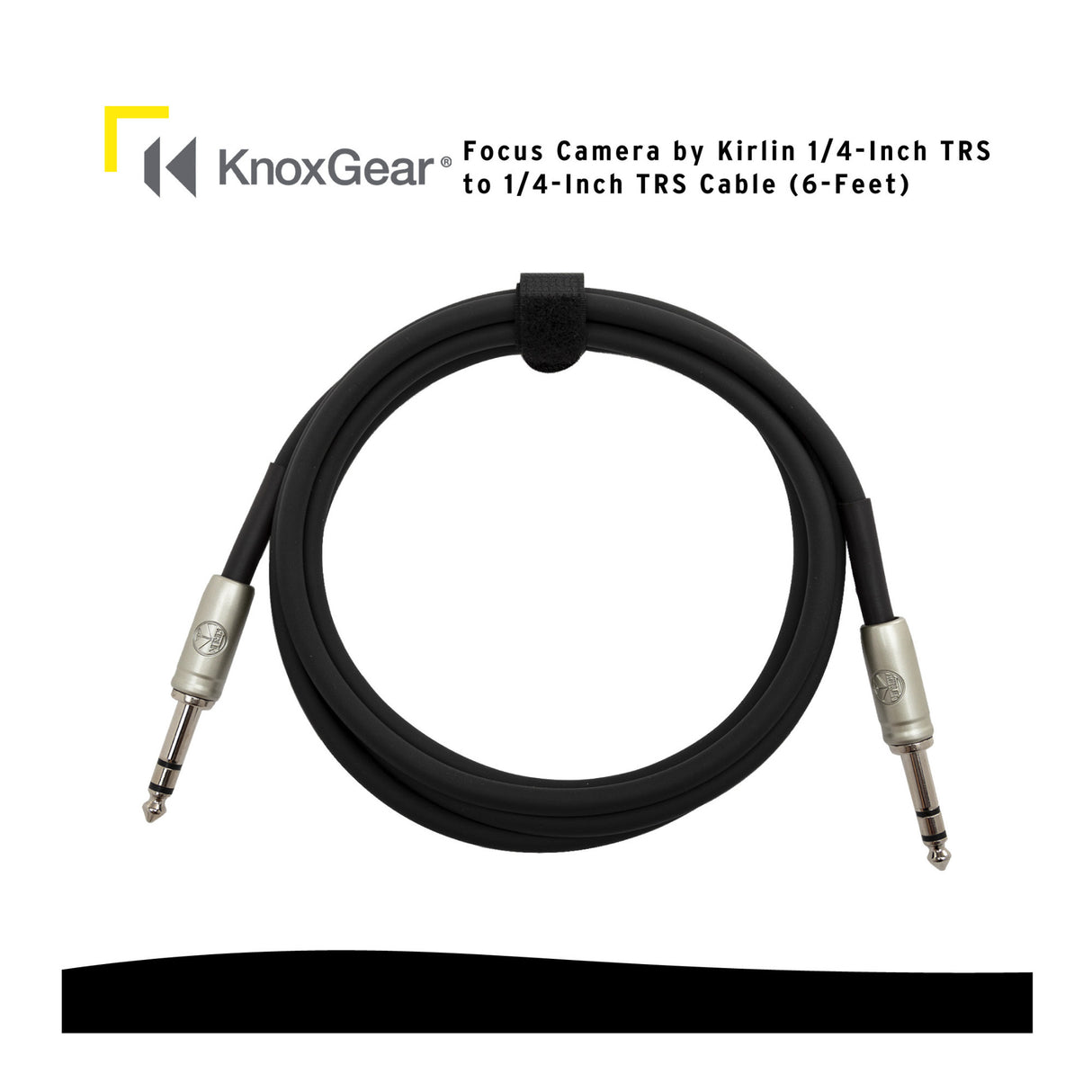 Knox Gear 1/4in TRS to 1/4inTRS Cable (6-Feet)