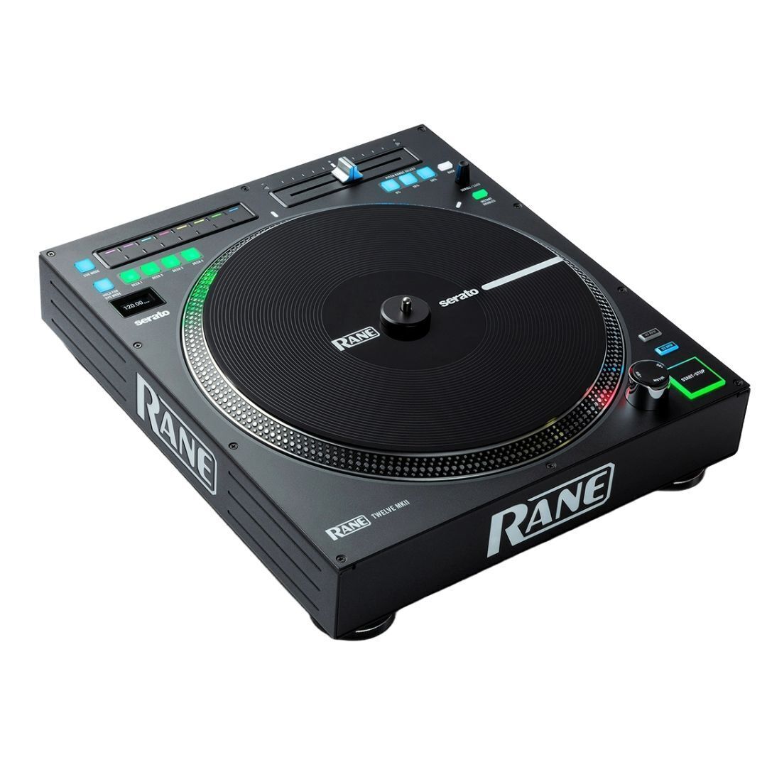 RANE DJ TWELVE MKII 12-Inch Motorized Vinyl-Like MIDI Turntable with USB MIDI