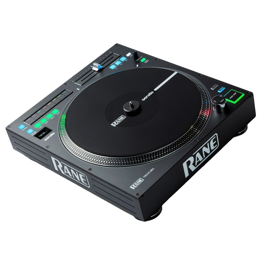 RANE DJ TWELVE MKII 12-Inch Motorized Vinyl-Like MIDI Turntable with USB MIDI