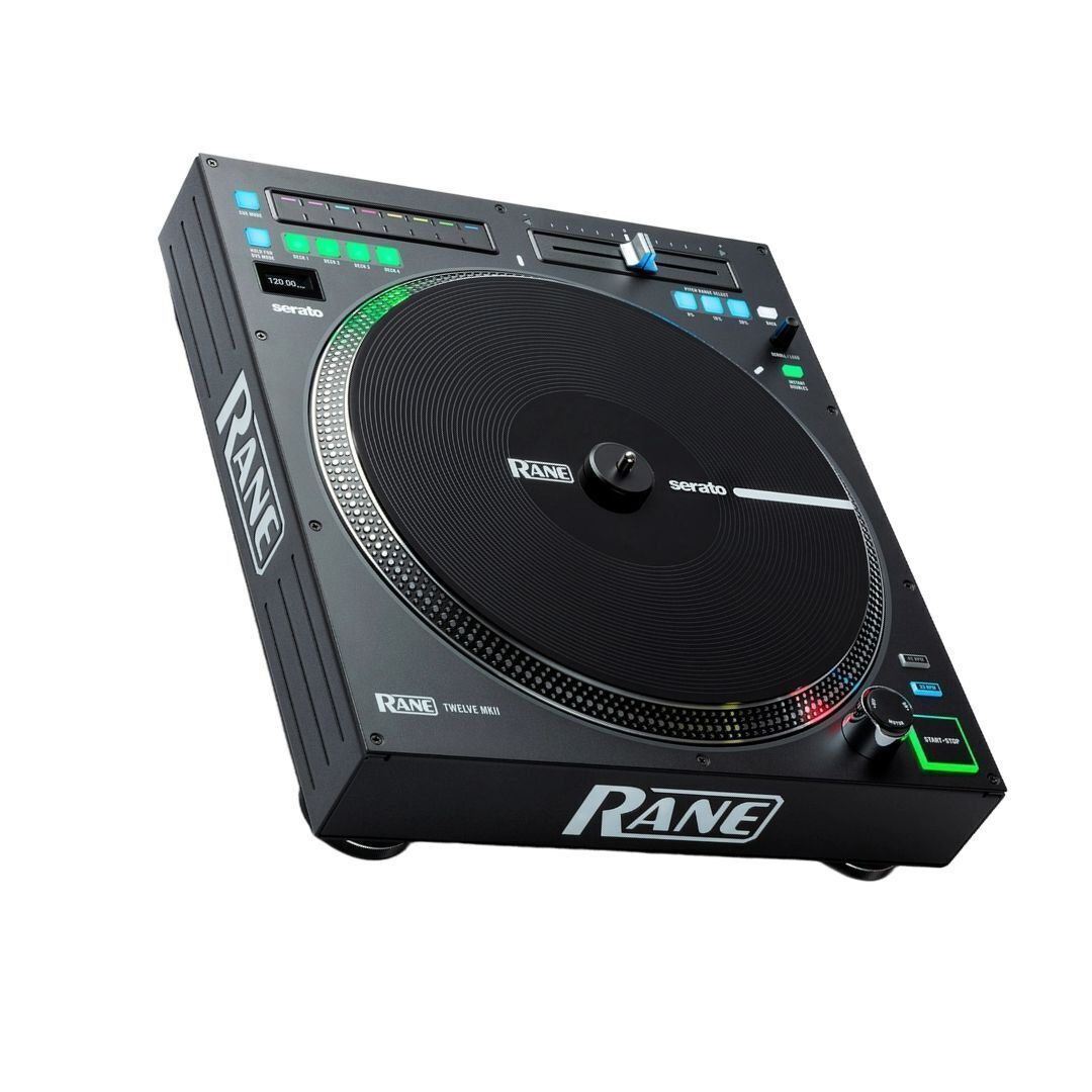 RANE DJ TWELVE MKII 12-Inch Motorized Vinyl-Like MIDI Turntable with USB MIDI