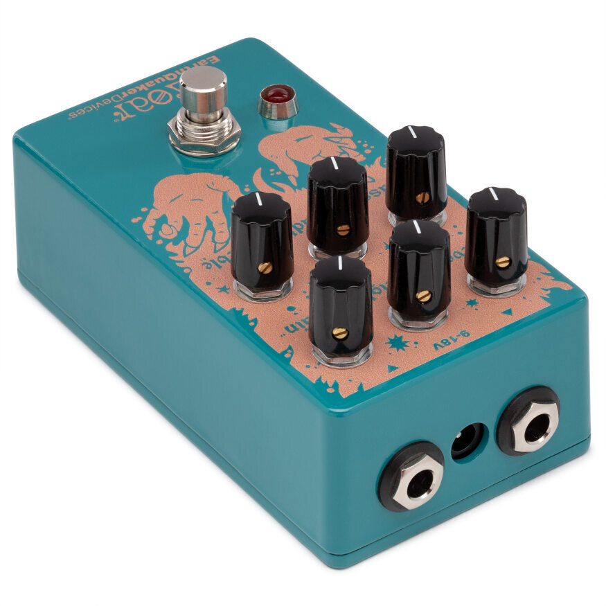 EarthQuaker Devices Zoar Dynamic Audio Grinder Guitar Effects Pedal (Water Blue) (Open Box)