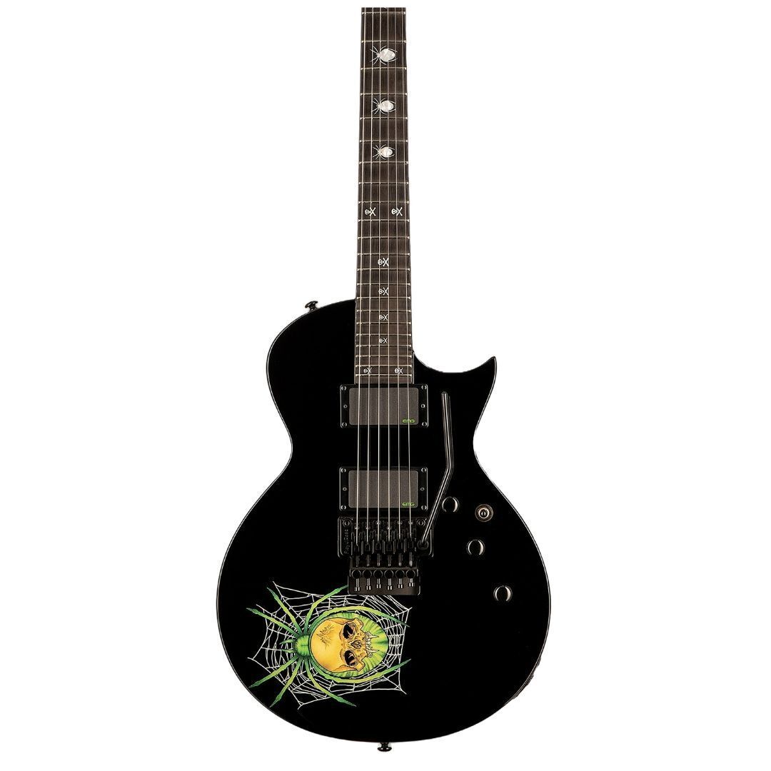 ESP LTD Kirk Hammett EKH-3 Spider 30th Anniversary Electric Guitar (Black)