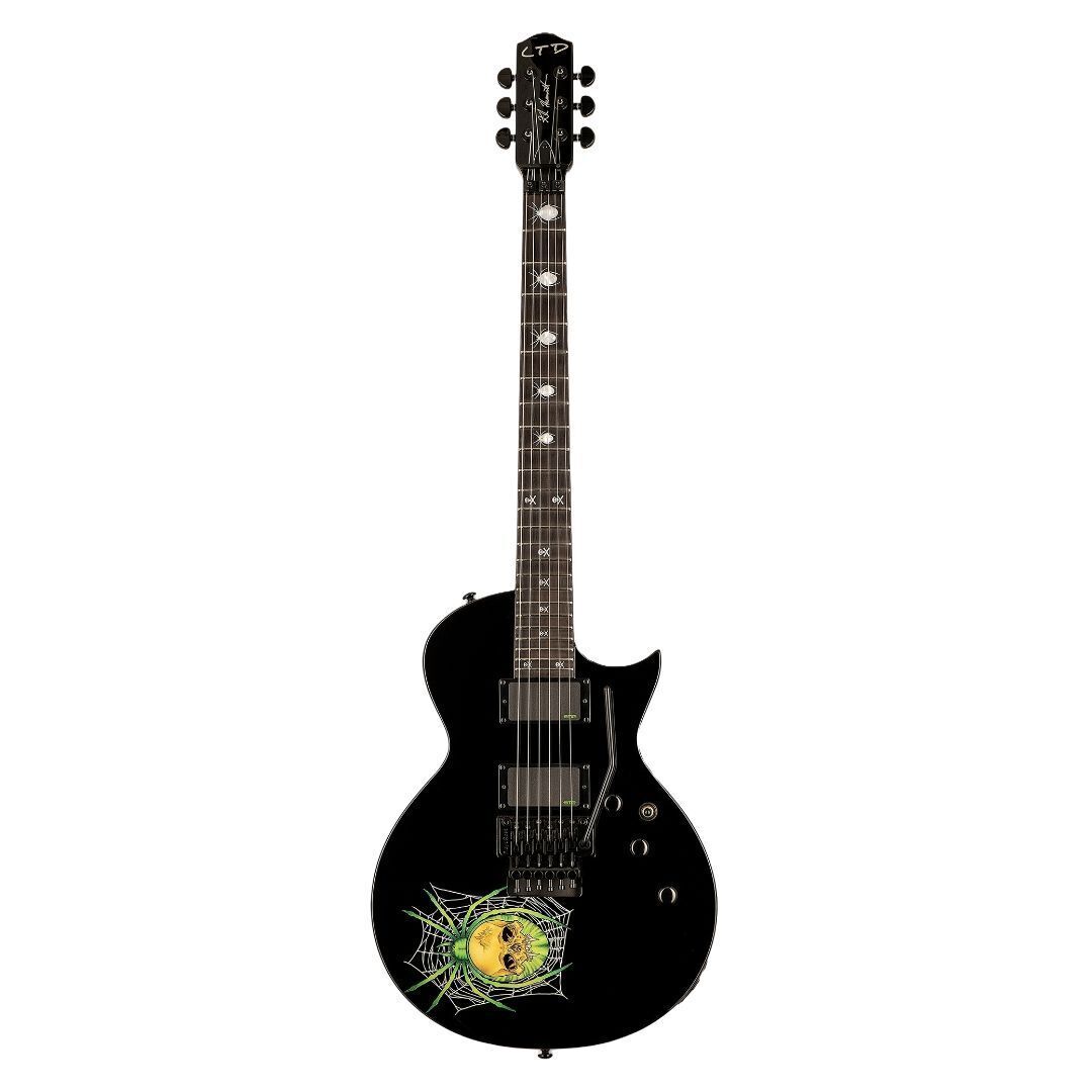 ESP LTD Kirk Hammett EKH-3 Spider 30th Anniversary Electric Guitar (Black)