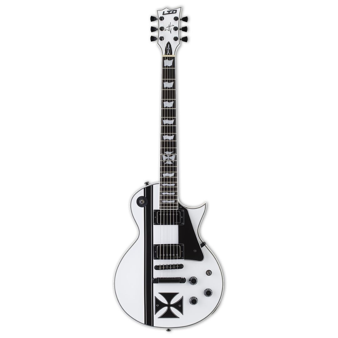 ESP LTD Signature Series James Hetfield Iron Cross Electric Guitar - Snow White