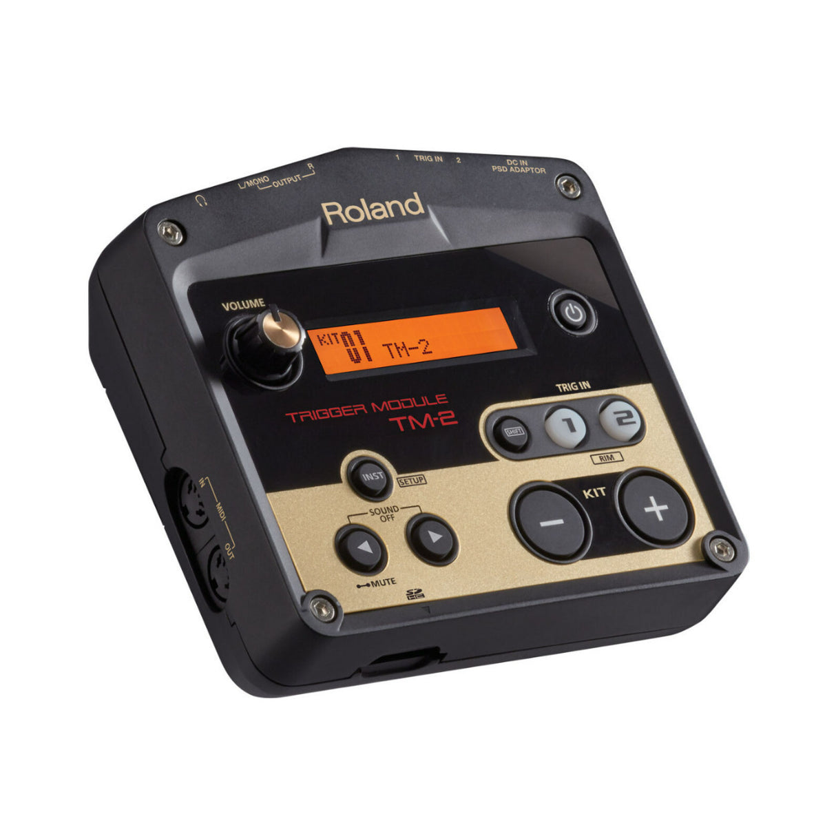 Roland TM-2 Ultra-Compact Acoustic Drum Trigger Module with SDHC Card Support