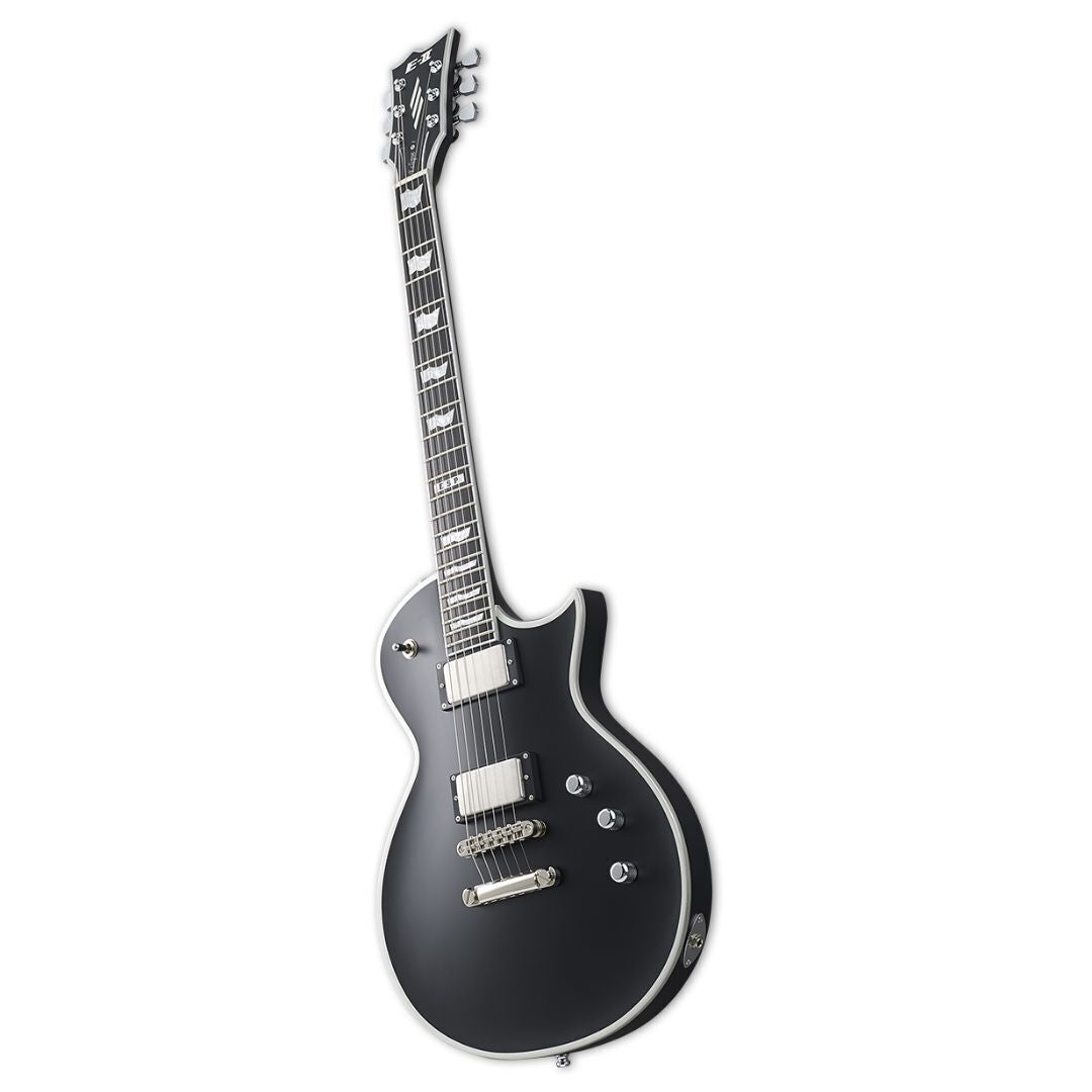 ESP E-II Eclipse BB 6-String Electric Guitar with Mahogany Body and Hard-Shell Case (Black Satin)