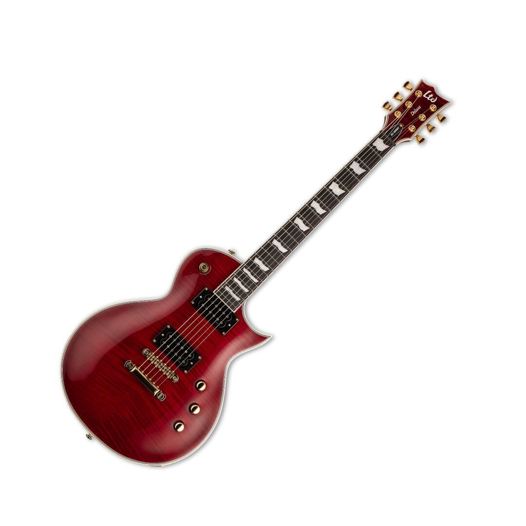 ESP LTD EC-1000T CTM Electric Guitar - See-thru Black Cherry
