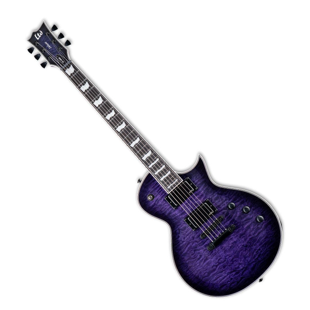 ESP LTD EC-1000 Electric Guitar - See-thru Purple Sunburst