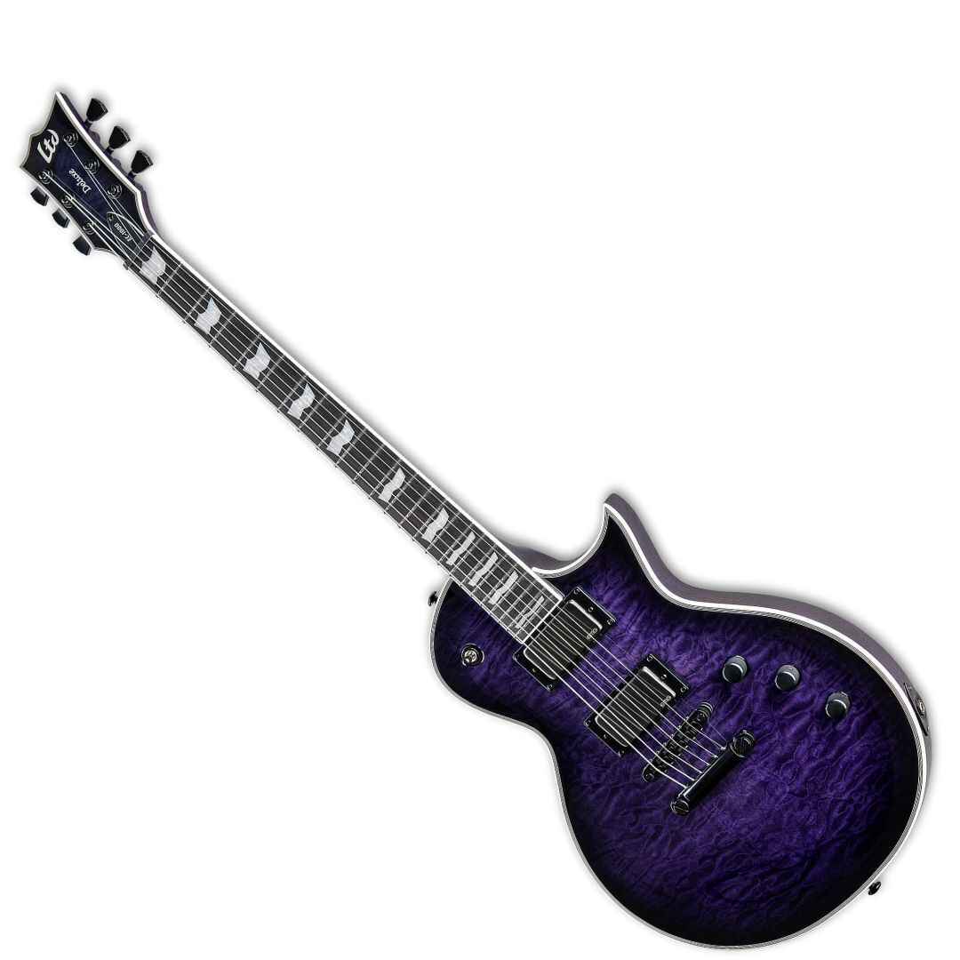 ESP LTD EC-1000 Electric Guitar - See-thru Purple Sunburst