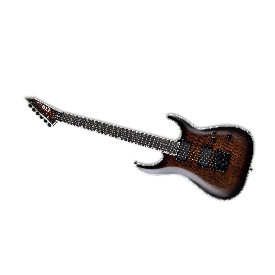ESP LTD Deluxe MH-1000 EverTune Electric Guitar - Dark Brown Sunburst
