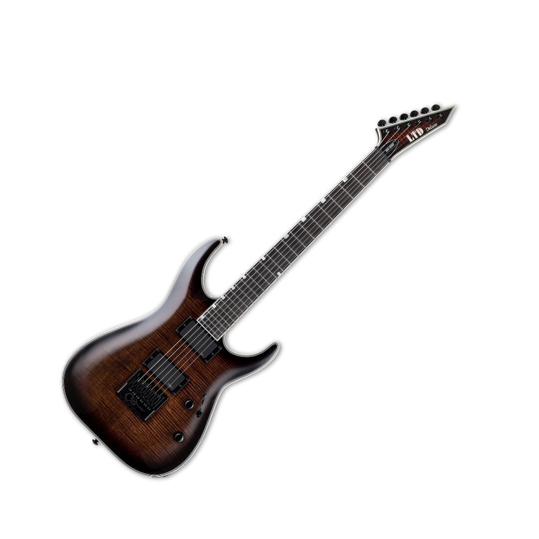 ESP LTD Deluxe MH-1000 EverTune Electric Guitar - Dark Brown Sunburst