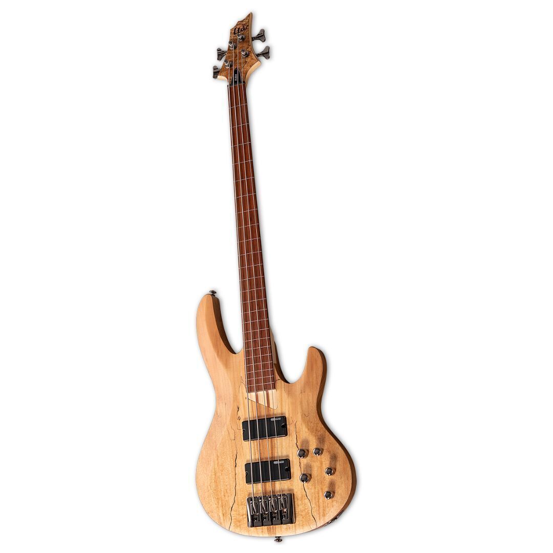 ESP LTD B-204SM Fretless Bass Guitar - Natural Satin (Open Box)