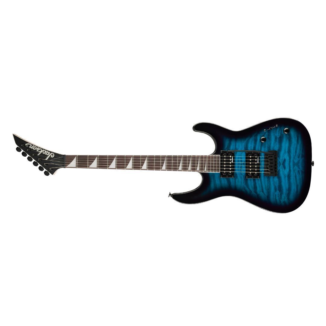 Jackson JS Series Dinky JS20 DKQ 2PT Electric Guitar - Transparent Blue