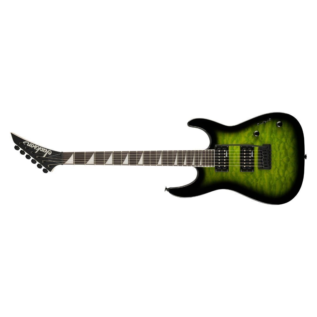 Jackson JS Series Dinky JS20 DKQ 2PT Electric Guitar - Transparent Green