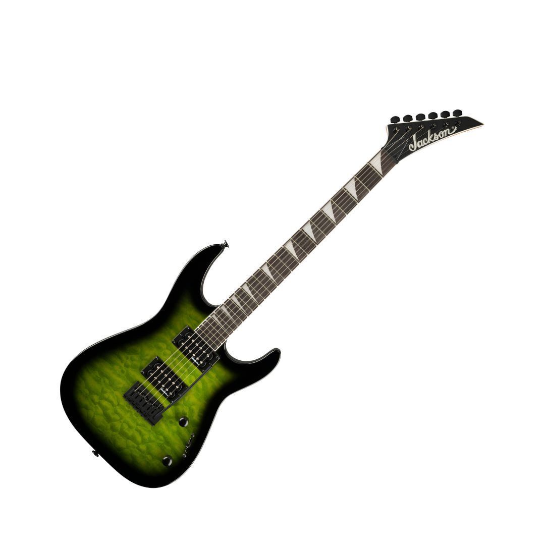 Jackson JS Series Dinky JS20 DKQ 2PT Electric Guitar - Transparent Green