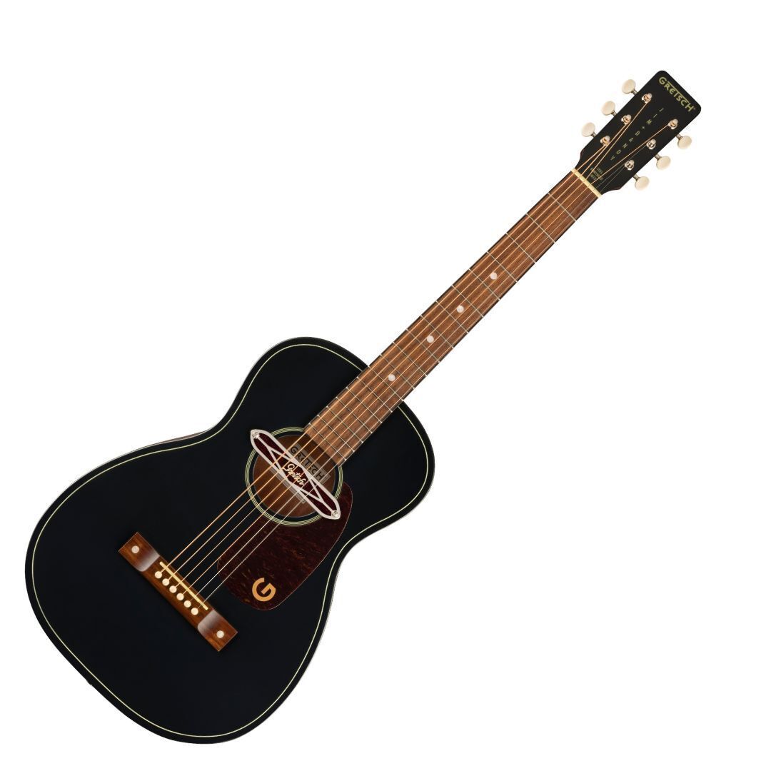 Gretsch Deltoluxe Parlor Acoustic Guitar - Black Top